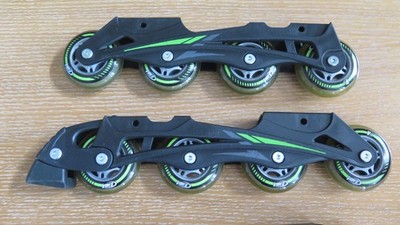 Inliner VIBES 8 Wheels 72mm ABEC 5  608zz FAHRGESTELL  InlineSkates 8 Rollen