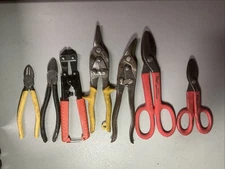 Lot Of 7 Wiss & Great Neck - 8” Multi Purpose, Side & Tin Cutters M1, M3 USA