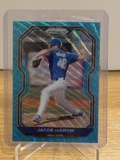 2021 Panini Prizm - Tier II Jacob deGrom #111 Teal Wave Prizm