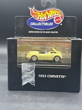 🦨2000 Hot Wheels Collectibles Black Box YELLOW 1953 CORVETTE CONVERTIBLE many +