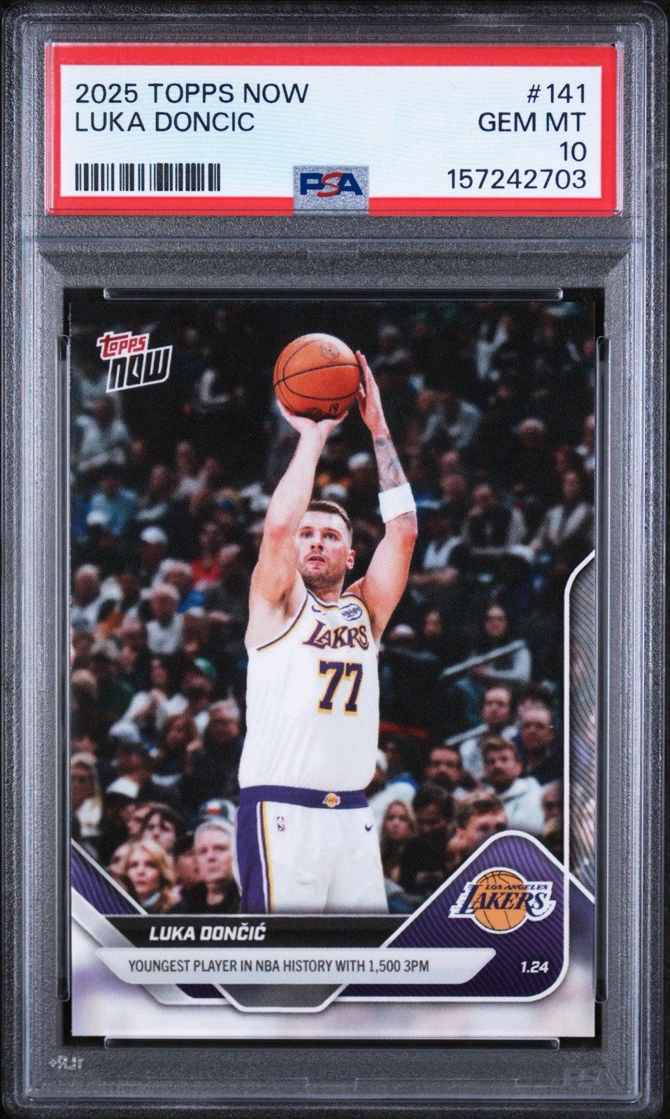 Luka Doncic PSA 10 Topps Now 141