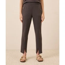 Pact Organic Airplane Tapered Leg Pant - Chocolate Heather Size L New With Tags