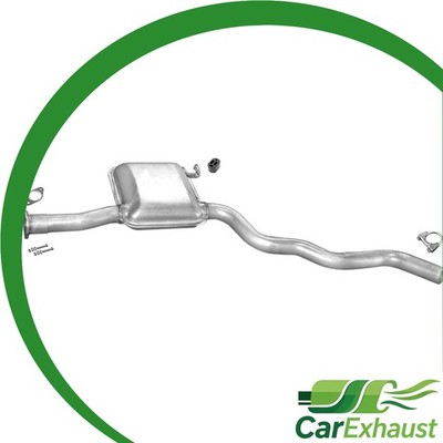 Mittelschalldämpfer für FORD SIERRA II 2.0 4X4 2.0i 2.0 DOHC Auspuff