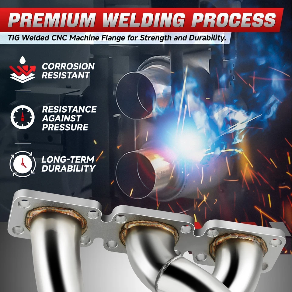 Длинный трубчатый коллектор выпускного коллектора для 92-99 BWM E36 323i 325i 328i M3 2,8 л 3,2 л - Изображение 4 из 4