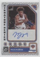 2023-24 Panini Donruss Optic Signature Series Miles McBride #SS-MMC Auto 19b1