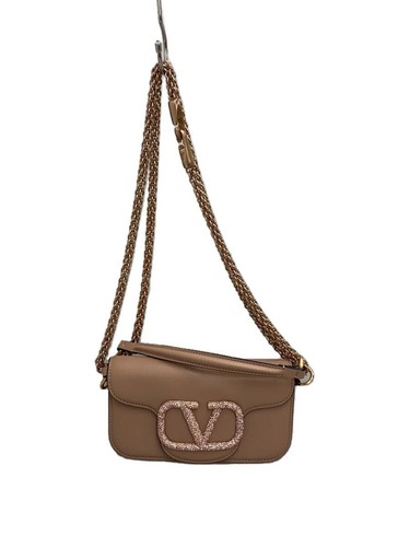 VALENTINO GARAVANI shoulder bag leather Pink plain Used