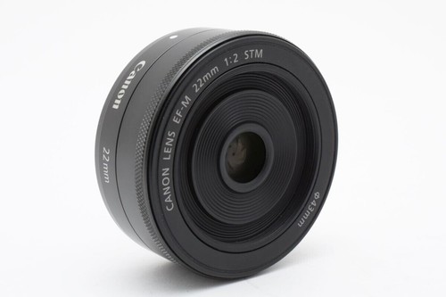 Canon EF-M 22mm f/2 STM Wide Angel Pancake Lens Negro Confirmado para... - Imagen 3 de 10