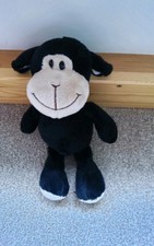 Kinder Fererro Black Lamb Sheep Soft Plush Vintage Toy, Easter 
