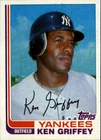 1982 Topps Traded Baseball Card #40T Ken Griffey