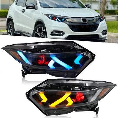 #ad #ad 1Set Red Devil Eye LED Headlights For Honda HRV 2019 2022 Head Lamps Assembly $599.00