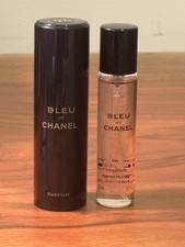 CHANEL Bleu De Chanel Parfum Travel Size Spray  Refill 2X 20ml / 0.7oz New