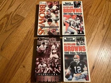 Vintage Lot Of 4 Cleveland Browns 1990’s VHS Cassette Tapes