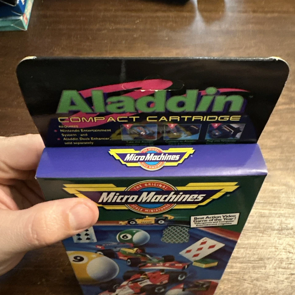 Brand New - Micro Machines - Aladdin Deck Enhancer (Nintendo NES) Sealed - Image 2 of 4