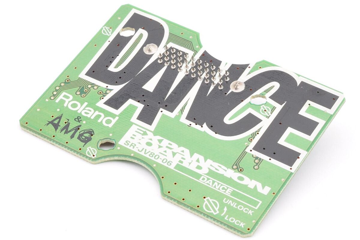 Roland SR-JV80-06 DANCE Expansion Board Made In Japan Used Roland SR-JV80-06 DANCE Expansion Board Made In Japan Used