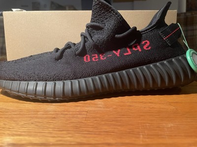 stockx yeezy black red