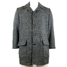 Vintage WESTMINSTER CLUB Mens Wool Black Gray...