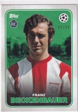 Topps Lost Rookie Card RC - Franz Beckenbauer Green Parallel 88/99. rookie card picture