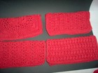 New Hand crochet kitchen set, 10 pc,  red    a — photo 3