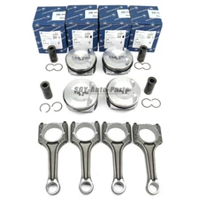For VW EOS AUDI A6 Q5 2.0T Upgraded Pistons And Genuine Connecting Rods Φ23mm