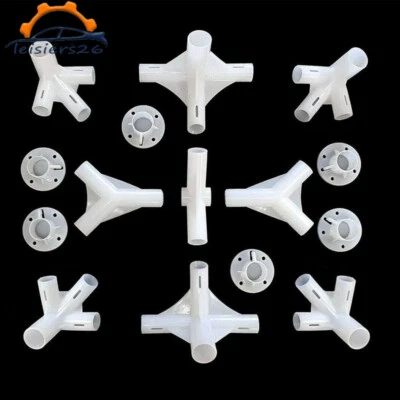 15PCS Spare Parts for 3x6m Gazebo Awning Tent Feet Corner Center Connector UK