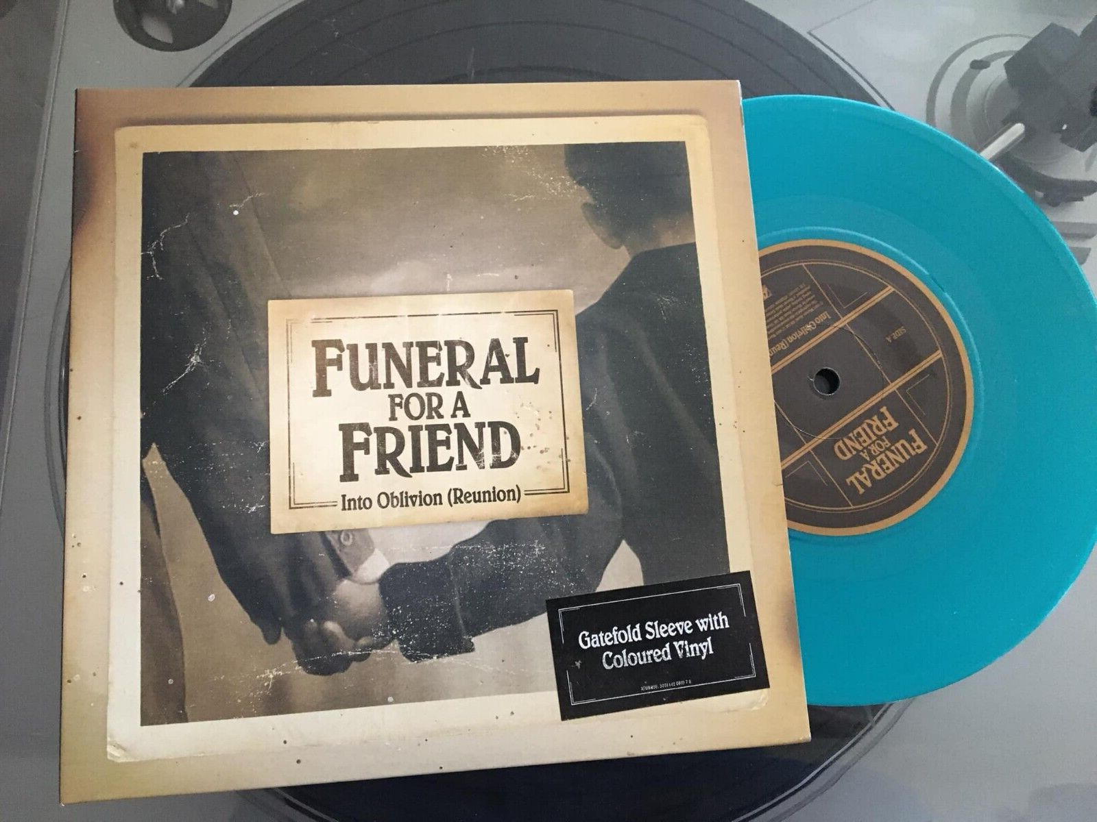 Funeral For A Friend – Into Oblivion (Reunion) 7"" Green Vinyl 2007 Gatefold