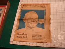 vintage newspaper GLENN ORBIT PICTURE BOOK, march 3, 1962