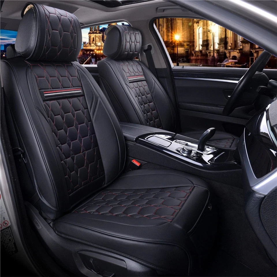 Copri Sedili Completi In PU Pelle Imbottiti Per TOYOTA COROLLA AURIS YARIS - Imagen 3 de 4