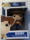Funko Pop! Pixar - Woody #03 Toy Story Rare 2012 Blue Logo Version Authentic