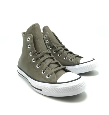 Converse Chuck Taylor All Star, Green Boston High Tops, Unisex Mens 5/Womens 7 Chuck Taylor All Star Embroidered Market Essentials Unisex  main image 3