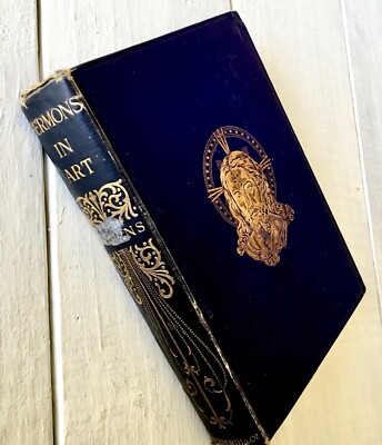 1908 Sermons in Art Great Masters Christian Burns Duckworth Antique Religion 