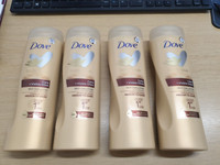 4 X Dove Care + Visible Glow Self Tan Lotion Medium To Dark 400ml £25.39