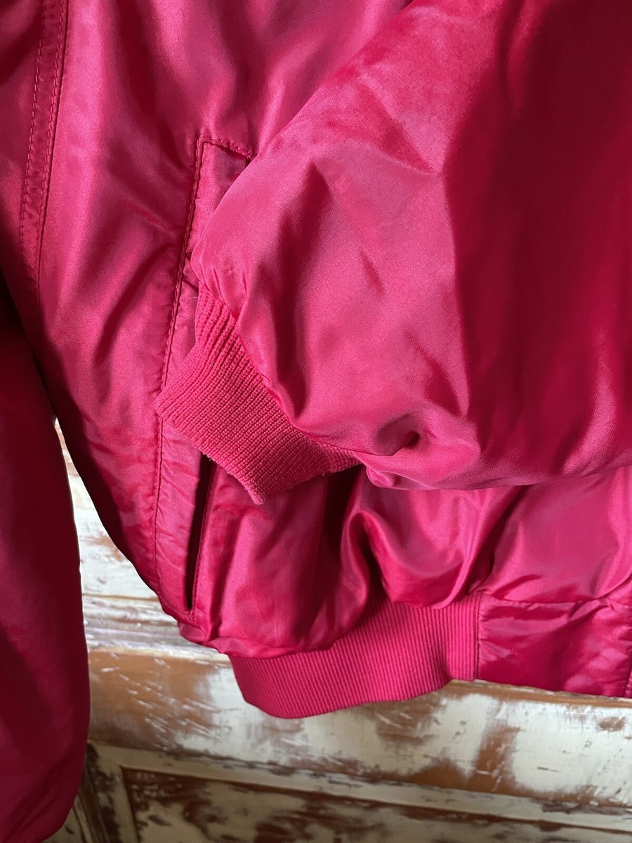 Vintage 90’s Men’s Red Patagonia Bomber Baggies Jacket Purple Fleece Lined  Large