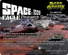 Space 1999 Eagle 1 Transporter Photoetch Set - PGX177 - use on MPC791 Model kit