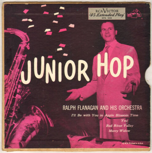 RALPH FLANAGAN "JUNIOR HOP" BIG BAND JAZZ EP 1954 RCA VICTOR EPA 536 - Photo 1/4