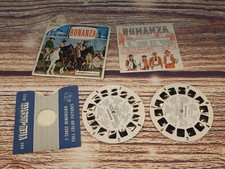 1964 GAF View-Master Bonanza 2 Reel Set w/ booklet Viewmaster Vintage