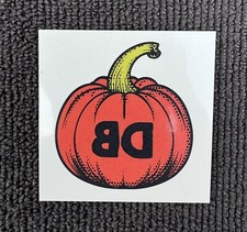 Dutch Bros Temporary Tattoo Halloween Pumpkin DB Windmill Spooky 2024