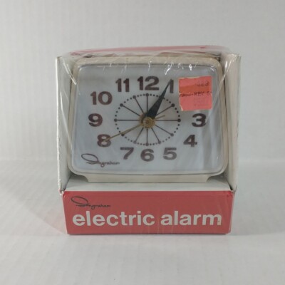 Vintage 1980's Ingraham Alarm Clock Toastmaster Inc 49-009 Never Opened New
