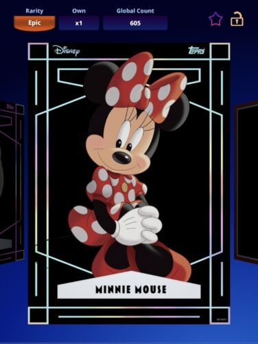 Topps Disney Colllect Decades Collection - Minnie Mouse Epic DIGITAL - Picture 1 of 2