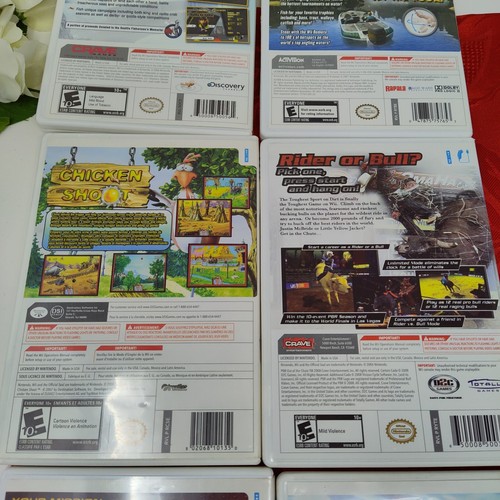 NINTENDO WII 6 GAMES LOT Chicken FISHING FRENZY WE FISH Strike Deadliest Nerf - Picture 7 of 8