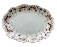 Fall Floral 18” Oval Platter ‘Brooklyn’ By S & C England