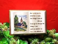 Vintage “Serenity Prayer” Ceramic Flower Planter Vase Inspirational gift /decor
