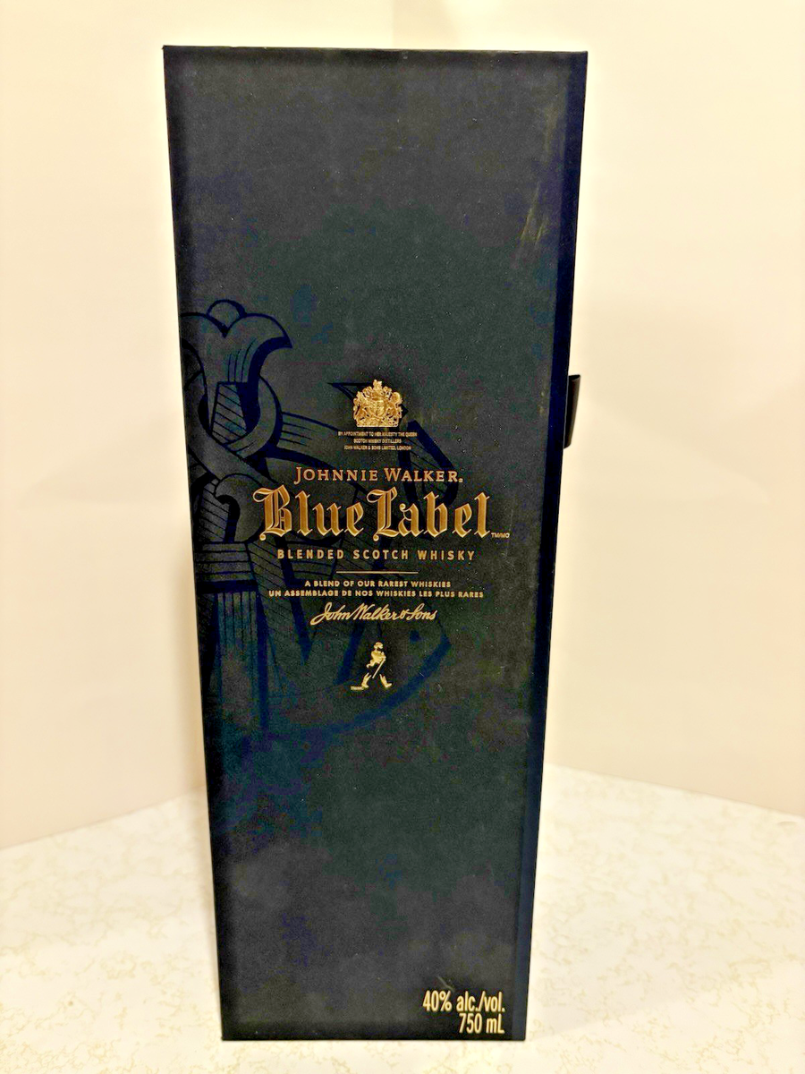 Johnnie Walker Blue Label Scotch Whisky 750 ml Empty Box | eBay