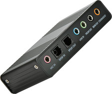 Sound Card, 6 Channel External Sound Card USB 2.0 External 5.1 Surround Sound Op