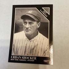 1991 The Sporting News Conlon Collection - 1927 Yankees Urban Shocker #114 (RC)