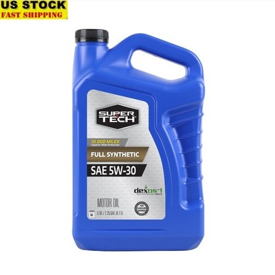 Full Synthetic 5W-30 Motor Oil High Performance Engine Protection 5QT Jug New