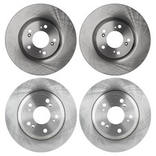 Front and Rear Disc Brake Rotors For 2000-2009 Honda S2000