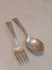 Vintage INTERNATIONAL STERLING CHILDS FORK SPOON SERENITY NM 35 grams