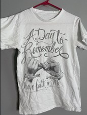 A Day To Remember Have Faith In Me short sleeve white color shirt KV36987
