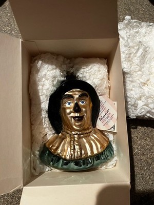 1997 Kurt Adler Polonaise Komozja Zauberer von Oz ''Scarecrow'' Glas Ornament wicked