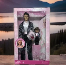 Barbie Every Girl’s Dream Ken & Tommy  Rooted Hair Wedding Set NRFB NIB 🌸